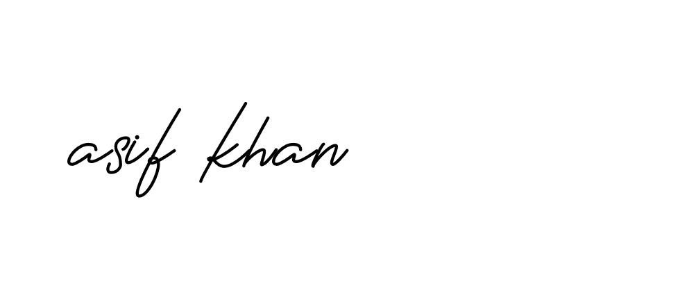 Signature of asif-khan