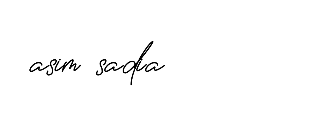 Signature of asim-sadia