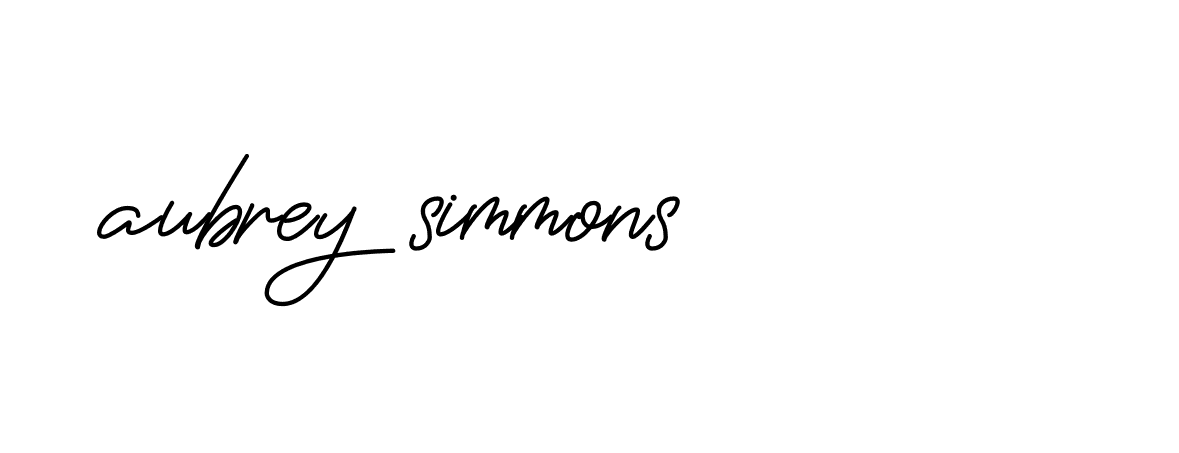 Signature of aubrey-simmons