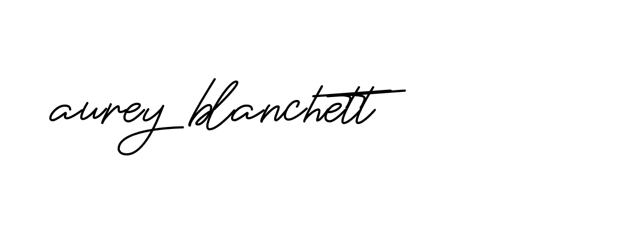 Signature of aurey-blanchett