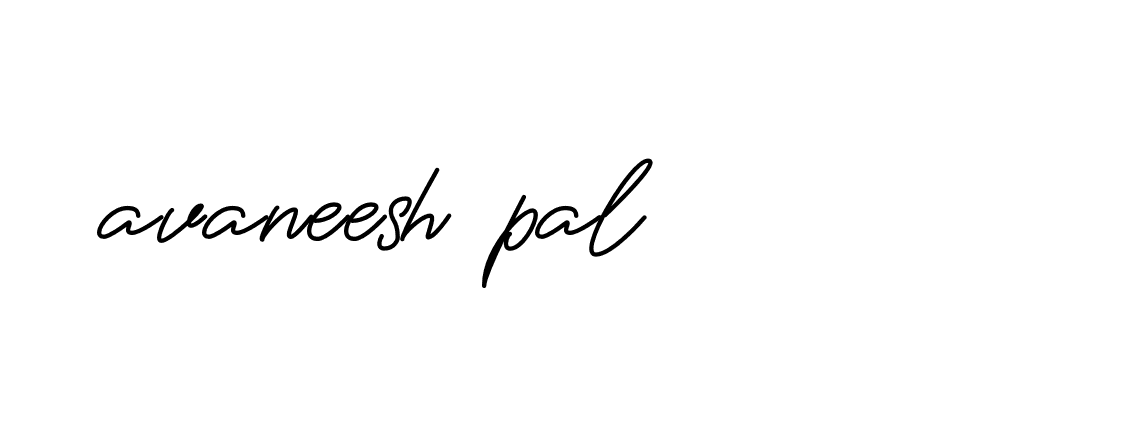 Signature of avaneesh-pal