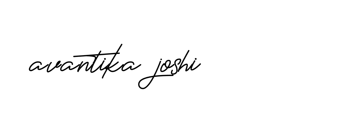 Signature of avantika-joshi