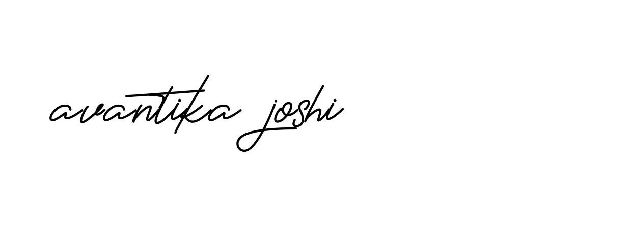 Signature of avantika-joshi-