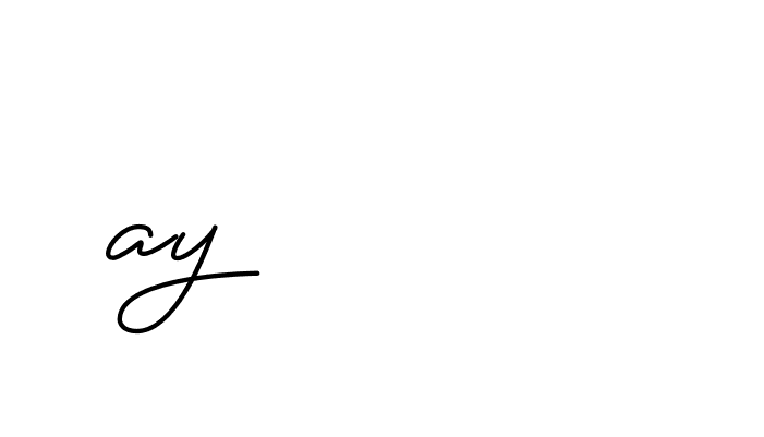 Signature of ay