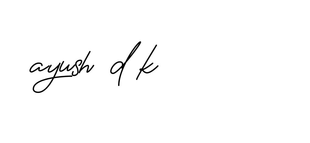 Signature of ayush-d-k