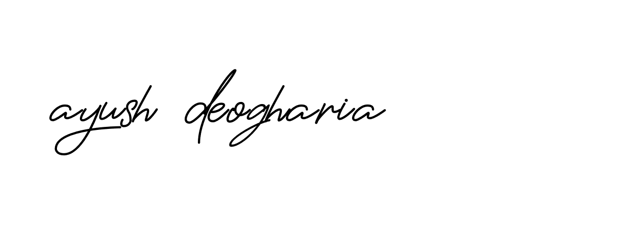 Signature of ayush-deogharia