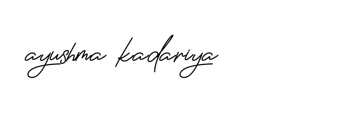 Signature of ayushma-kadariya-