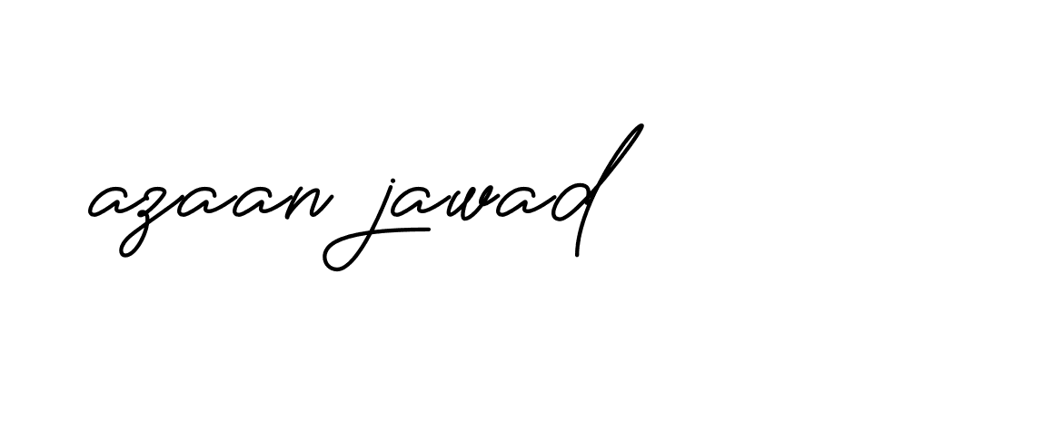 Signature of azaan-jawad