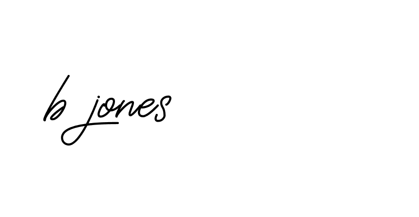 Signature of b-jones