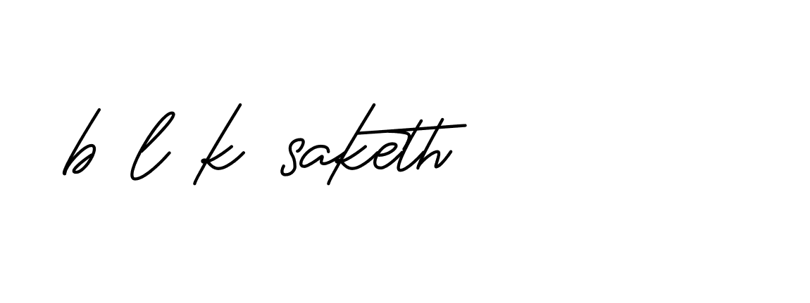 Signature of b-l-k-saketh