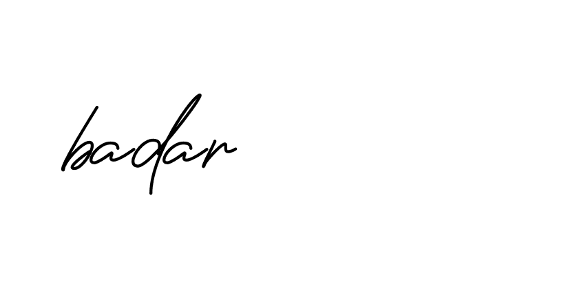 Signature of badar