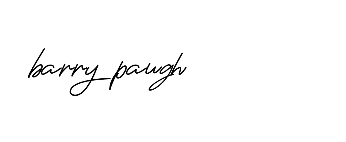 Signature of barry-paugh