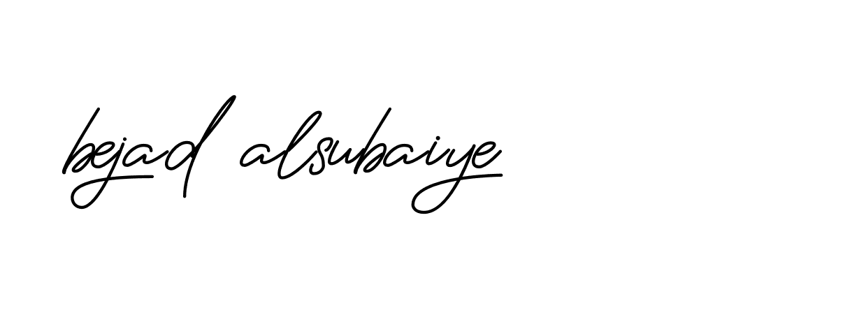 Signature of bejad-alsubaiye