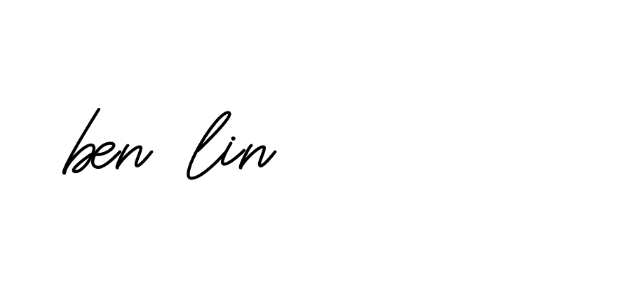 Signature of ben-lin