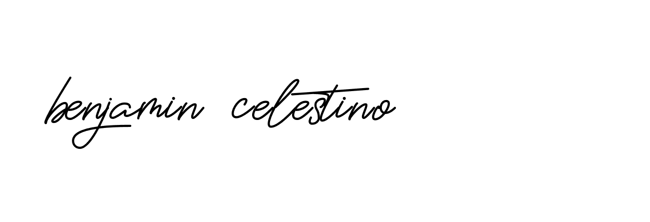 Signature of benjamin-celestino