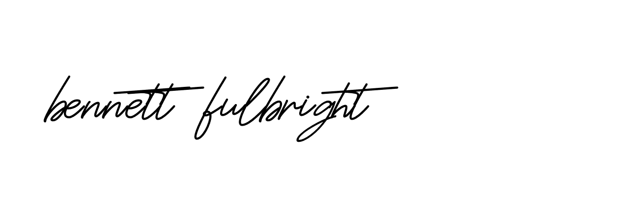 Signature of bennett-fulbright