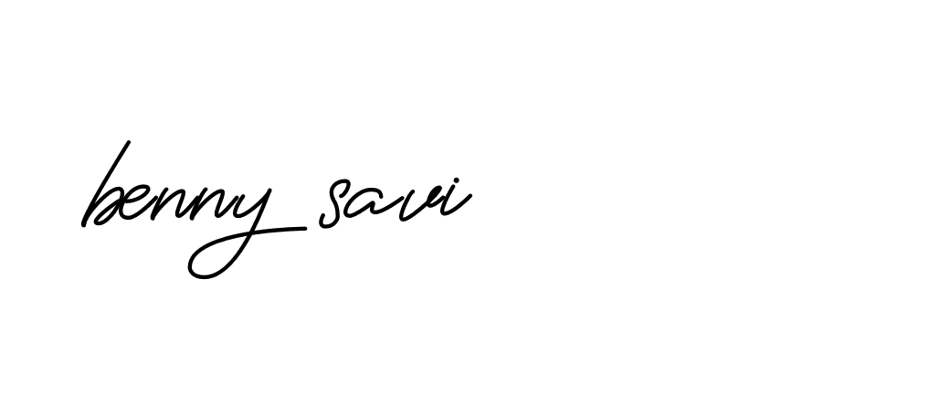 Signature of benny-savi