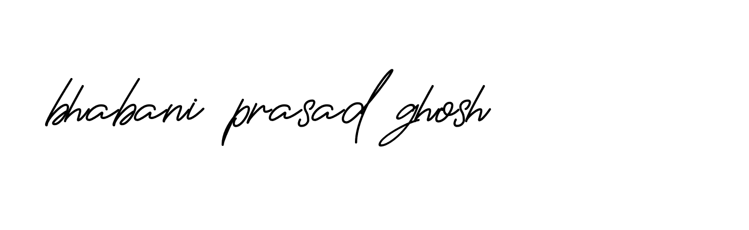 Signature of bhabani-prasad-ghosh