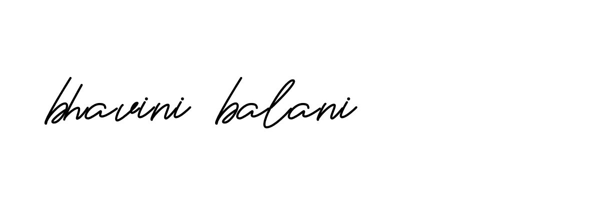 Signature of bhavini-balani