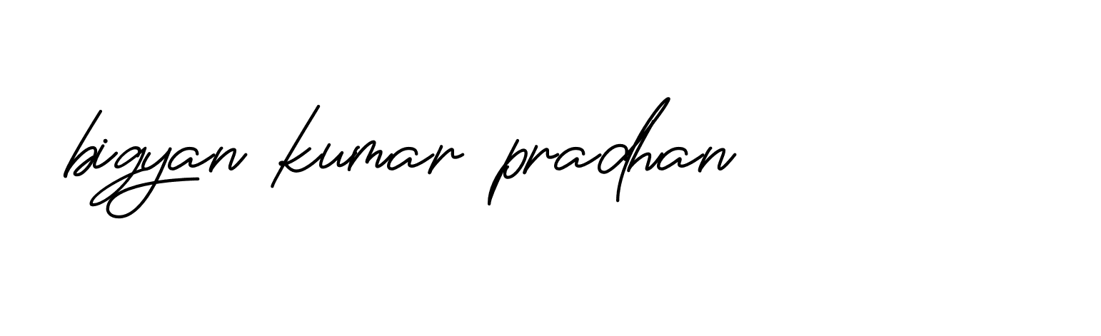 Signature of bigyan-kumar-pradhan