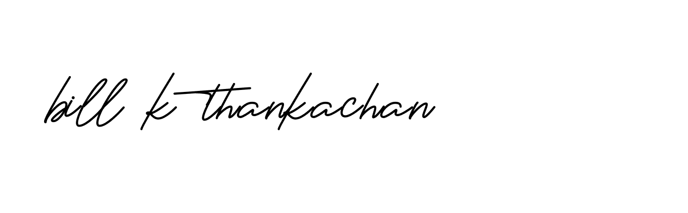 Signature of bill-k-thankachan