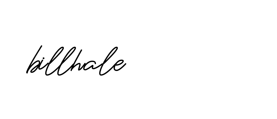 Signature of billhale