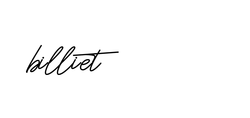 Signature of billiet