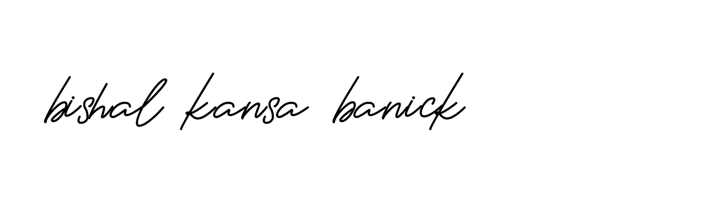 Signature of bishal-kansa-banick