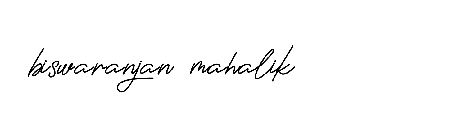 Signature of biswaranjan-mahalik