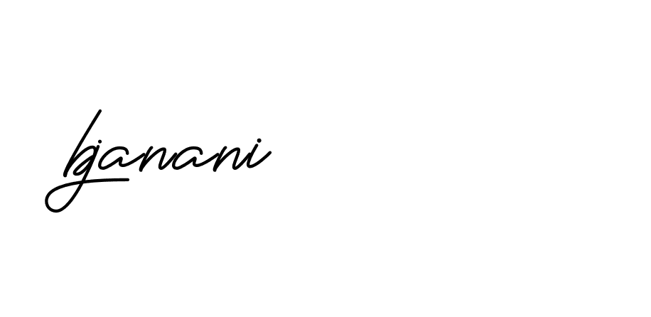 Signature of bjanani