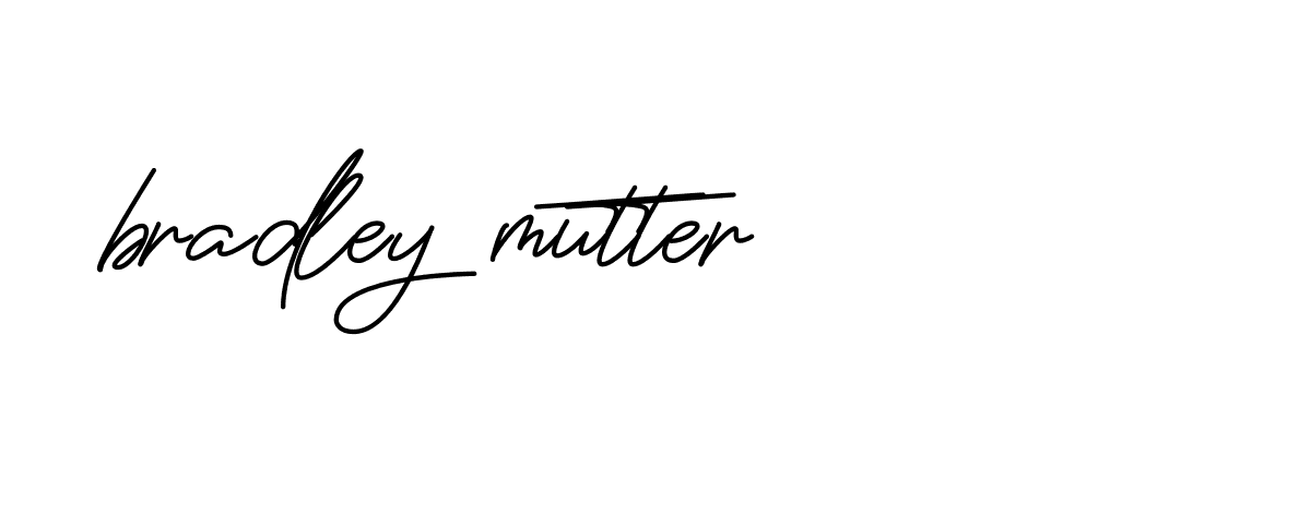 Signature of bradley-mutter