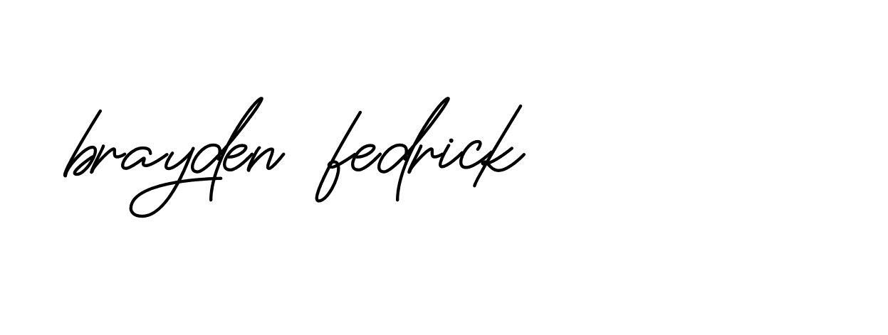 Signature of brayden-fedrick