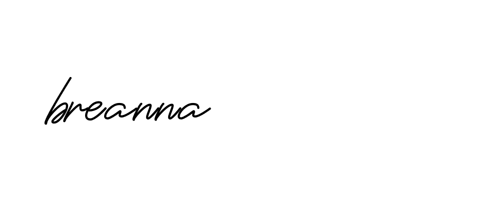 Signature of breanna-