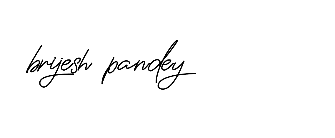 Signature of brijesh-pandey