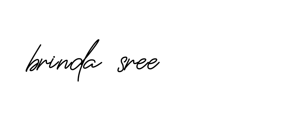 Signature of brinda-sree