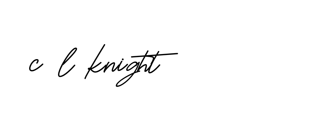 Signature of c-l-knight