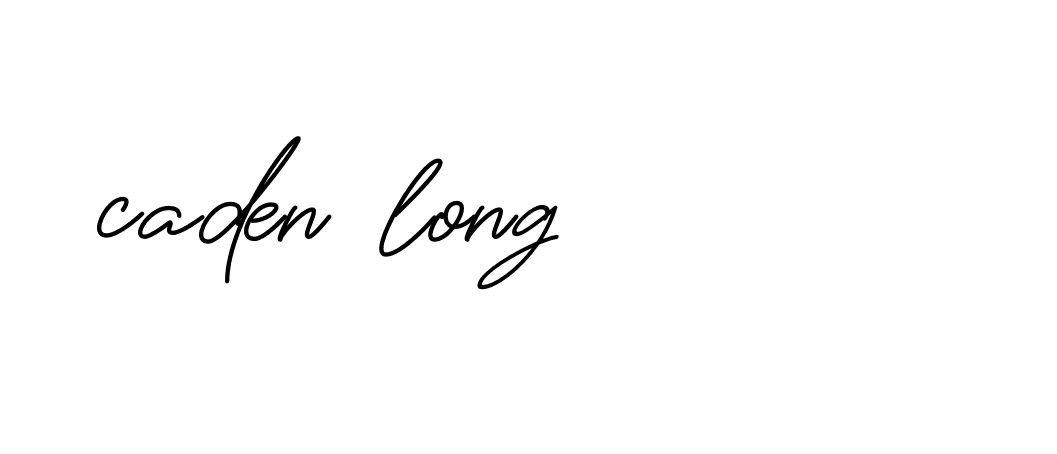 Signature of caden-long