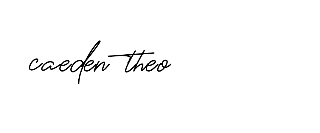 Signature of caeden-theo