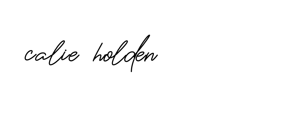 Signature of calie-holden