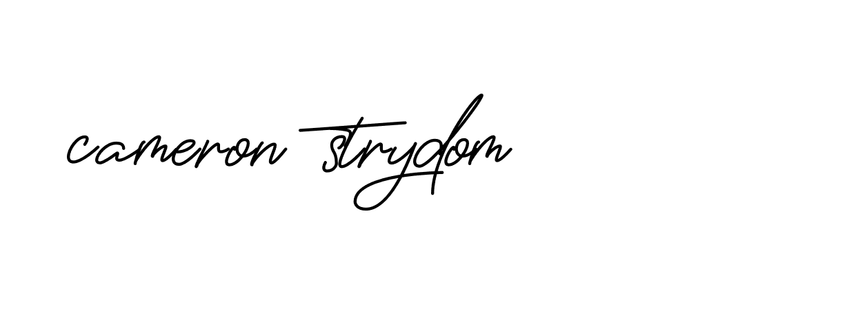 Signature of cameron-strydom