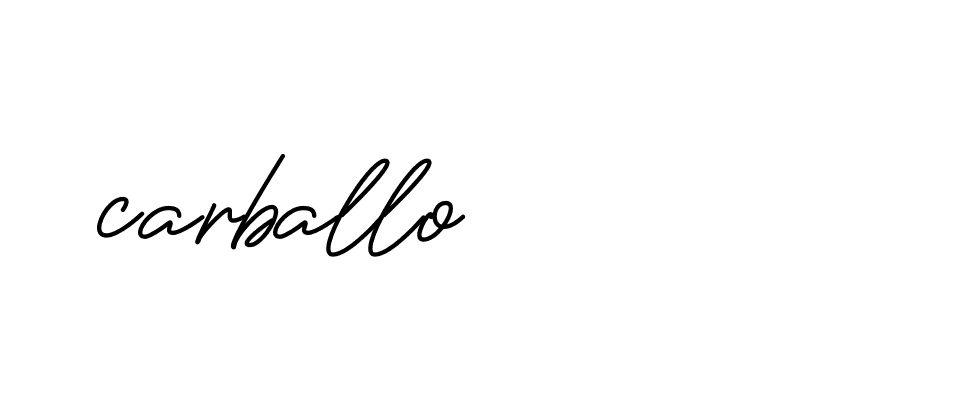 Signature of carballo