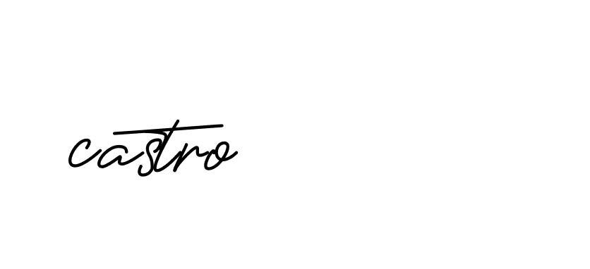 Signature of castro