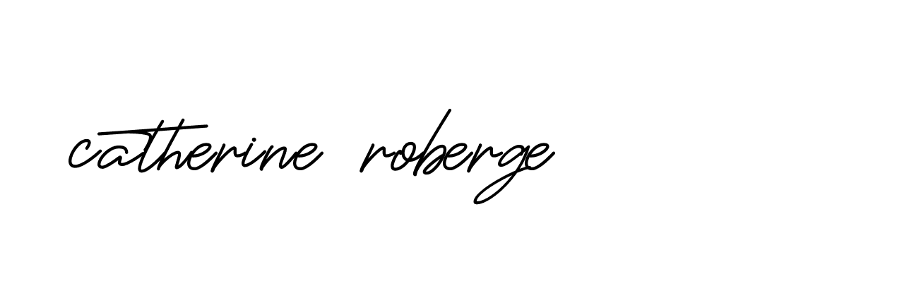 Signature of catherine-roberge