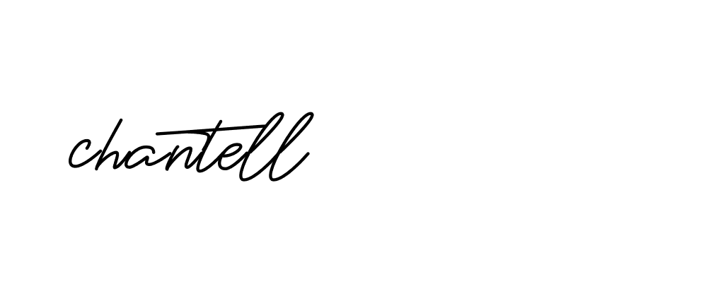 Signature of chantell-