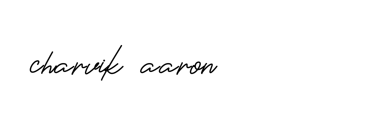 Signature of charvik-aaron