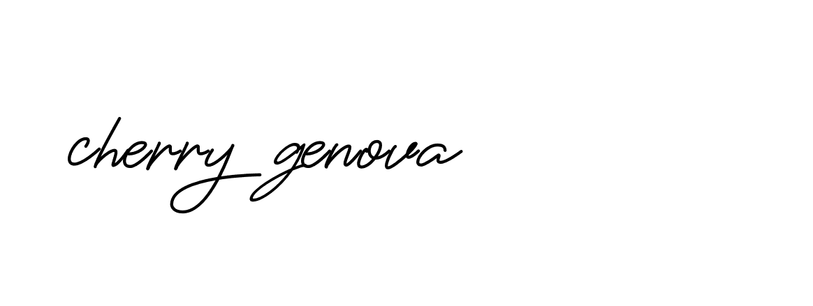 Signature of cherry-genova