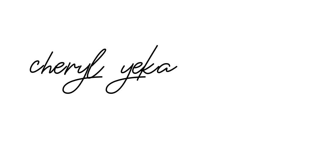 Signature of cheryl-yeka