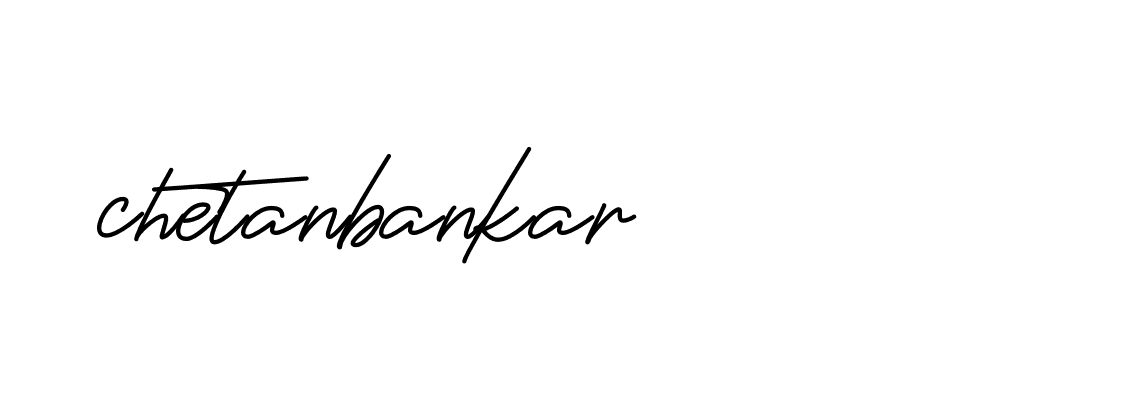 Signature of chetanbankar