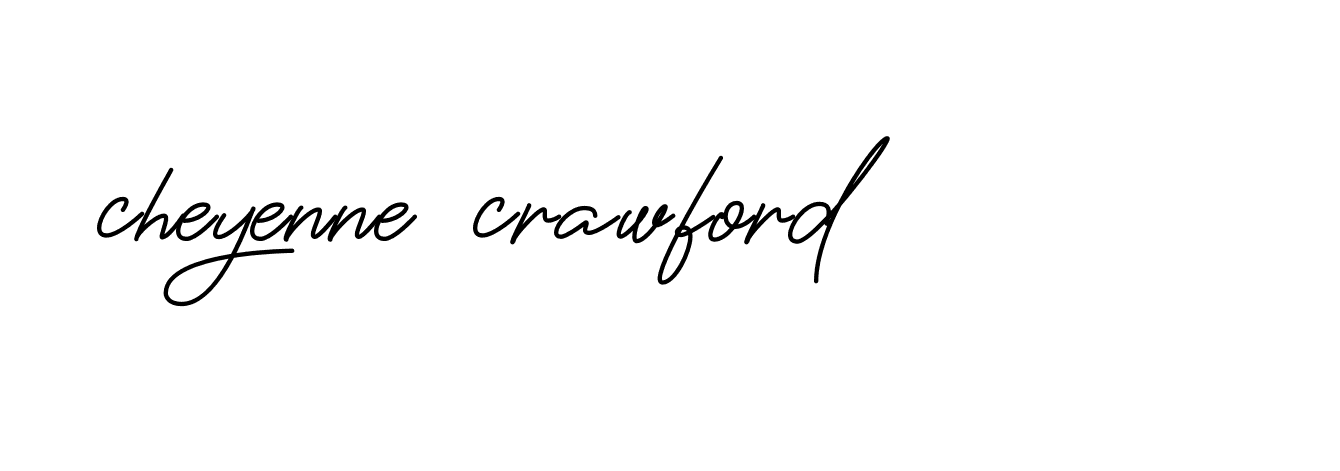 Signature of cheyenne-crawford