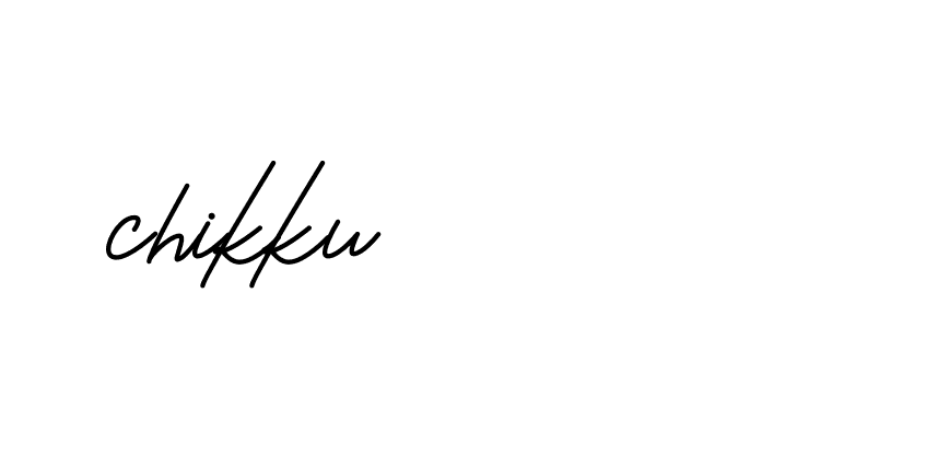 Signature of chikku